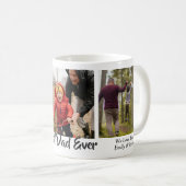 Bester Vater je benutzerdefinierten 3-Fotolage und Kaffeetasse (VorderseiteRechts)