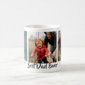 Bester Vater je benutzerdefinierten 3-Fotolage und Kaffeetasse (Mittel)