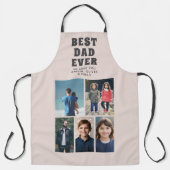Bester Vater je benutzerdefinierten 6-FotoCollage Schürze (Vorderseite)