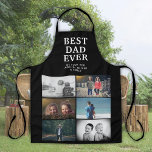 Bester Vater je benutzerdefinierten 6-FotoCollage Schürze<br><div class="desc">Bester Vater je Custom 6 Foto Collage Schürze. 6 Fotos und der beste Papa je in der modernen weißen Typografie auf einem schwarzen Hintergrund. Personalisieren Sie die Schürze mit Ihren Fotos. Großartiges Geschenk und ein süßer Sake für einen Vater oder Großvater am Vatertag,  Geburtstag oder Weihnachten.</div>