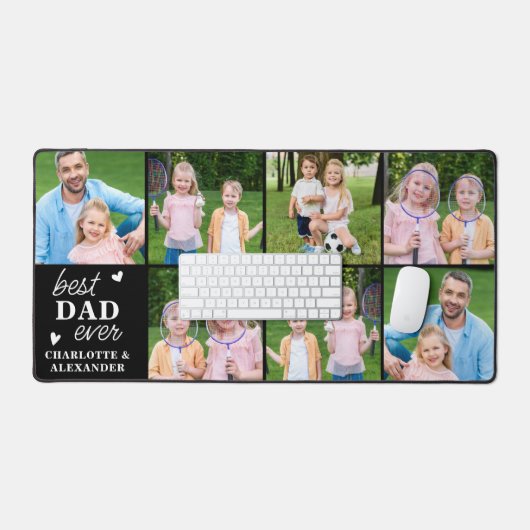 Bester VATER je benutzerdefinierten 7-Fotomaterial Schreibtischunterlage (Tastatur & Maus)