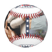 Bester Vater je benutzerdefinierten Foto Baseball (Vorderseite)