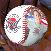 Bester Vater je benutzerdefinierten Foto Baseball