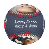 Bester Vater je benutzerdefinierten Foto Baseball (Rückseite)