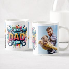 Bester Vater je benutzerdefinierten Fotos Handyman Kaffeetasse