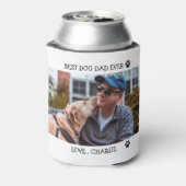 Bester Vater je benutzerdefinierten Pet-Foto Name  Dosenkühler (Kanne Rückseite)