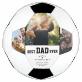 Bester Vater je benutzerdefinierter 3-Farb-Foto-Ta Fußball (Vorderseite)