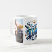 Bester Vater je benutzerdefinierter Foto Collage H Kaffeetasse (Vorderseite Links)