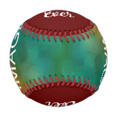 Bester Vater je benutzerdefinierter Vorlage Image- Baseball (Vorderseite)