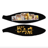 Bester Vater je benutzerdefiniertes 5-Foto mit Nam Mini Basketball (Panele)