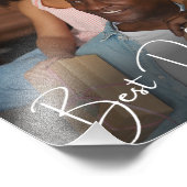 Bester Vater je benutzerdefiniertes Foto (Ecke)