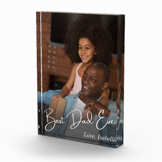 Bester Vater je benutzerdefiniertes Foto (Rechts)