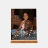 Bester Vater je benutzerdefiniertes Foto Acrylschild (Vorderseite)