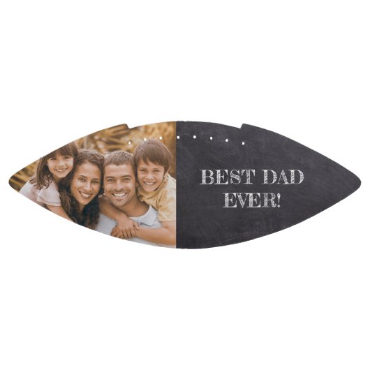 Bester Vater je! Benutzerdefiniertes Foto Football (Panel)