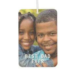 Bester Vater je benutzerdefiniertes Foto Geburtsta Autolufterfrischer