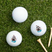 Bester Vater je benutzerdefiniertes Foto Golfball (Insitu Gras)