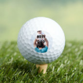 Bester Vater je benutzerdefiniertes Foto Golfball (Insitu T-Shirt)