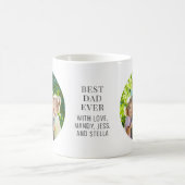 Bester Vater je benutzerdefiniertes Foto Kaffeetasse (Mittel)