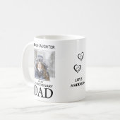 Bester Vater je benutzerdefiniertes Foto Kaffeetasse (Vorderseite Links)