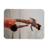 Bester Vater je benutzerdefiniertes Foto Magnet (Horizontal)