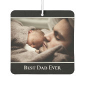 Bester Vater je benutzerdefiniertes Foto Moderne S Autolufterfrischer (Vorderseite)
