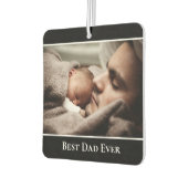 Bester Vater je benutzerdefiniertes Foto Moderne S Autolufterfrischer (Links)