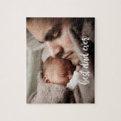 Bester Vater je benutzerdefiniertes Foto Modernes  Puzzle (Vertikal)