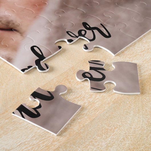 Bester Vater je benutzerdefiniertes Foto Modernes Puzzle (Seite)