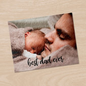 Bester Vater je benutzerdefiniertes Foto Modernes Puzzle
