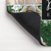 Bester Vater je benutzerdefiniertes Foto Mousepad (Ecke)