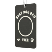 Bester Vater je benutzerdefiniertes Foto Personali Autolufterfrischer (Links)