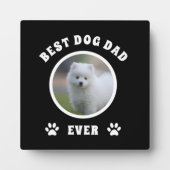 Bester Vater je benutzerdefiniertes Foto Personali Fotoplatte (Vorderseite)