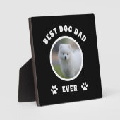 Bester Vater je benutzerdefiniertes Foto Personali Fotoplatte (Vorderseite)