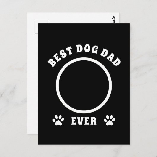 Bester Vater je benutzerdefiniertes Foto Personali Postkarte (Vorne/Hinten)