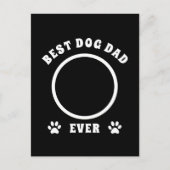 Bester Vater je benutzerdefiniertes Foto Personali Postkarte (Vorderseite)