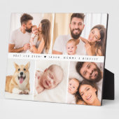 Bester Vater je benutzerdefiniertes Foto-Raster Fotoplatte (Seite)