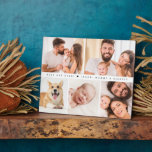 Bester Vater je benutzerdefiniertes Foto-Raster Fotoplatte<br><div class="desc">Feiern Sie einen besonderen ersten Vatertag mit unserem "Simple Niedlich Best Vater Ever Heart Family Custom Foto Collage Easel Plaque". Dieses charmante Foto Plaque besticht durch eine Collage Ihrer Lieblingsfotos und ist somit ein einzigartiger und herzlicher Sake. Dieses personalisierte Geschenk eignet sich perfekt für die Präsentation von Erinnerungen, die in...</div>