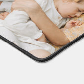 Bester Vater je benutzerdefiniertes Foto Schreibtischunterlage (Ecke)