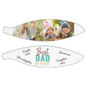Bester Vater je benutzerdefiniertes Foto signiert Basketball (Panele)
