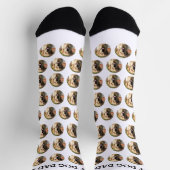 Bester Vater je benutzerdefiniertes Foto Socken (Oben)