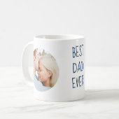 Bester Vater je benutzerdefiniertes Foto Tasse (Vorderseite Links)