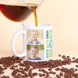 Bester Vater je benutzerdefiniertes Foto Tasse<br><div class="desc">Personalisieren Sie diese Tasse mit Ihrem Text und Foto(en),  um ein einmaliges Geschenk zu erstellen! Erhältlich in mehr Farben.</div>