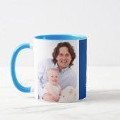 Bester Vater je benutzerdefiniertes Foto Tasse (Links)