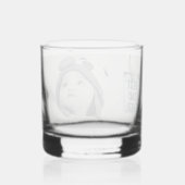Bester Vater je benutzerdefiniertes Foto Whiskyglas (Rückseite)