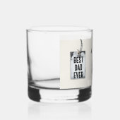 Bester Vater je benutzerdefiniertes Foto Whiskyglas (Rechts)