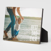 Bester Vater je Bester Vater je benutzerdefinierte Fotoplatte (Seite)