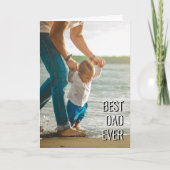 Bester VATER je Bester Vater je benutzerdefinierte Karte (Vorderseite)