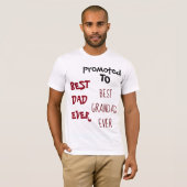 Bester Vater je beworben zu Besten Coolen Großbuch T-Shirt (Vorne ganz)