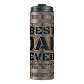 Bester Vater je Bierbarrel Thermosbecher (Vorderseite)