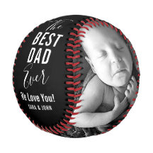Bester Vater je Black Baby 2 Fotos Name Baseball